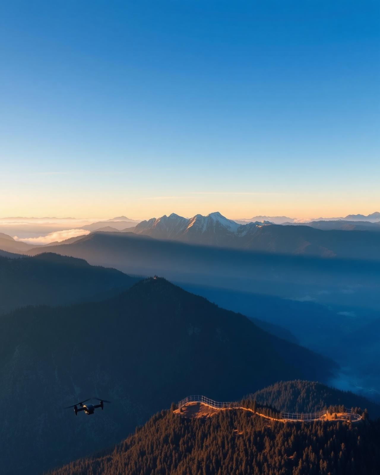 Montañas al amanecer